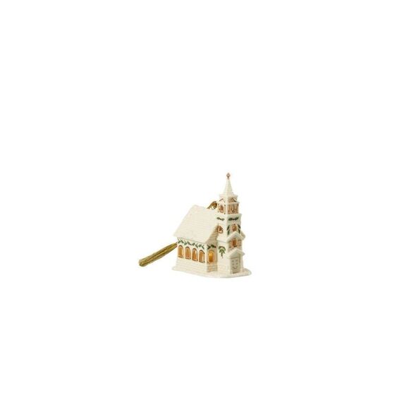 Lenox Christmas Village Church Lighted Ornament - Picture 3 of 4
